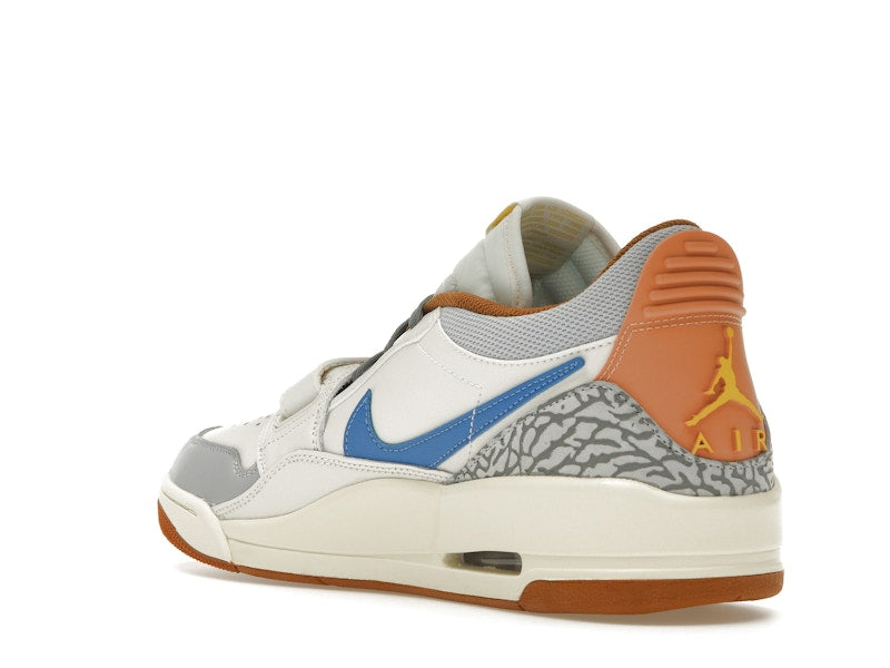 Jordan Legacy 312 Low Phantom Amber Brown Star Blue