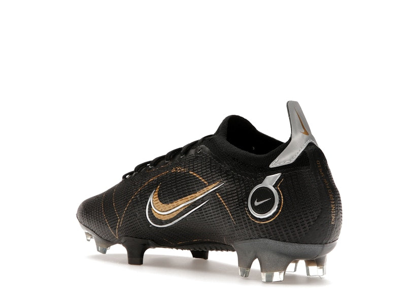 Nike Mercurial Vapor 14 Elite FG Black Metallic Silver Cave Stone Metallic Gold