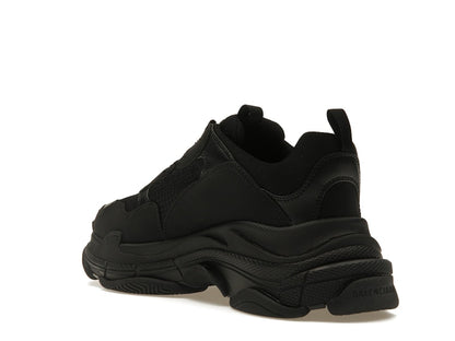 Balenciaga Triple S Black White Laces
