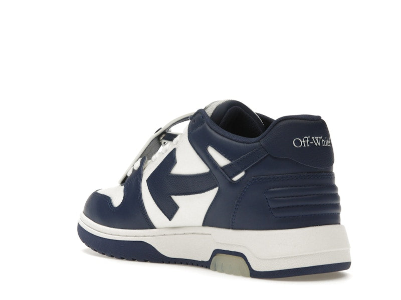 OFF-WHITE Out Of Office OOO Low Tops White Royal Blue