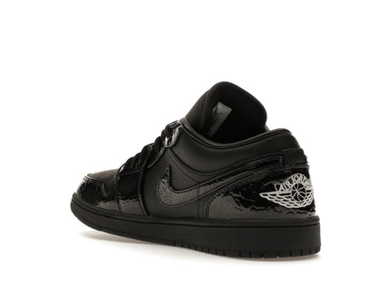 Jordan 1 Low SE Patent Elephant Black (Women's)