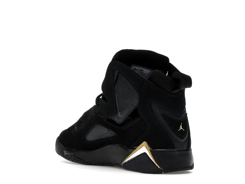Jordan True Flight Black Metallic Gold White (GS)