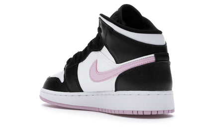 Jordan 1 Mid White Black Light Arctic Pink (GS)