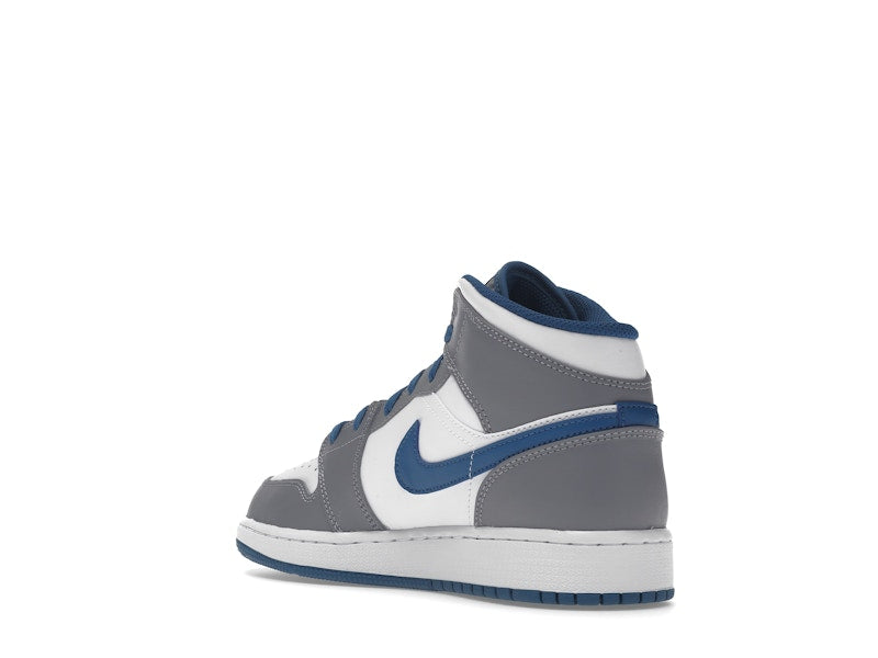 Jordan 1 Mid True Blue Cement (GS)