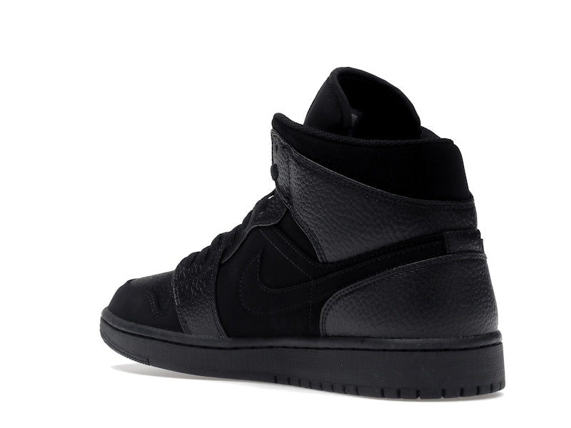 Jordan 1 Mid Black Dark Smoke Grey