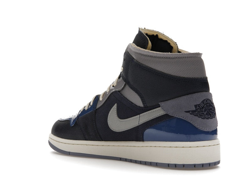 Jordan 1 Mid SE Craft Obsidian French Blue Ashen Slate White