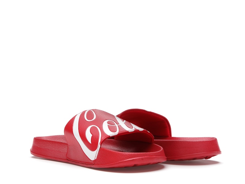 Kith Logo Slides Coca Cola Red