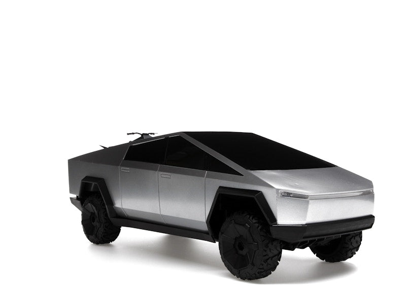 Hot Wheels x Tesla Cybertruck 1:10 Scale RC Car (2021 Version w/ Cyberquad)