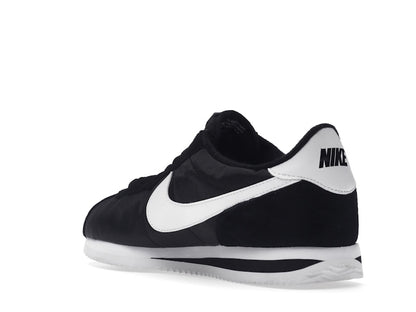 Nike Cortez Basic Nylon Black White-Metallic Silver