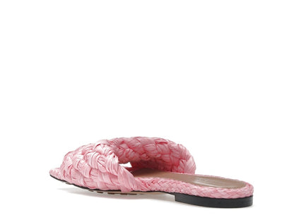 Bottega Veneta Raffia Stretch Flat Sandals Blossom (Women's)