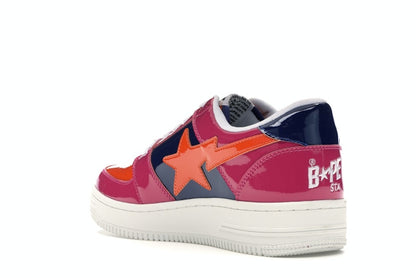 A Bathing Ape Bape Sta Low Color Block Pink Orange Navy