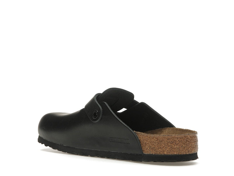 Birkenstock Boston Natural Leather Black