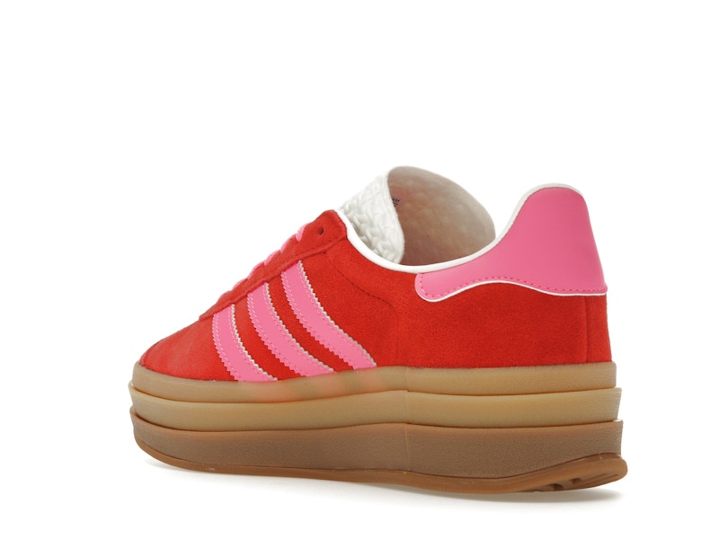 adidas Gazelle Bold Collegiate Red Lucid Pink (Women's)