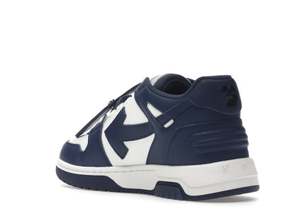 OFF-WHITE Out Of Office "OOO" Low Tops Dark Blue White