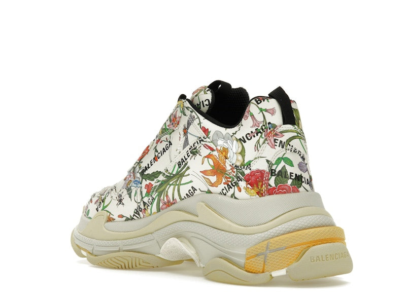 Gucci x Balenciaga The Hacker Project Triple S  Flora Print