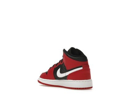 Jordan 1 Mid Gym Red Black White (GS)
