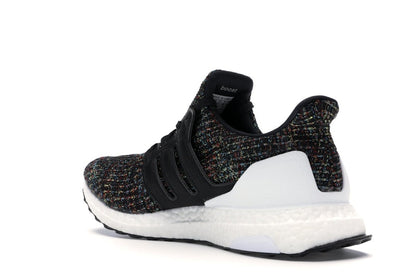 adidas Ultra Boost 4.0 Black Multi-Color White Heel Cage