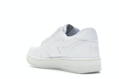 BAPE STA Low White