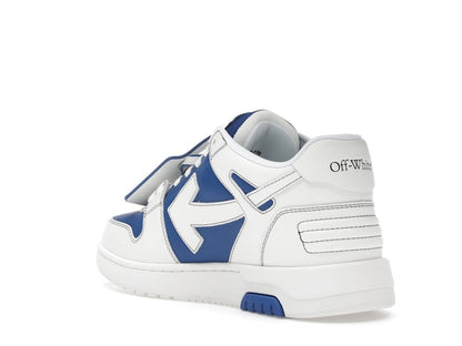 OFF-WHITE Out Of Office OOO Low Tops White Dark Blue