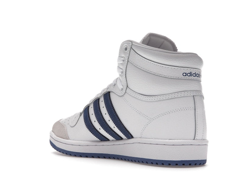 adidas Top Ten White Crew Blue