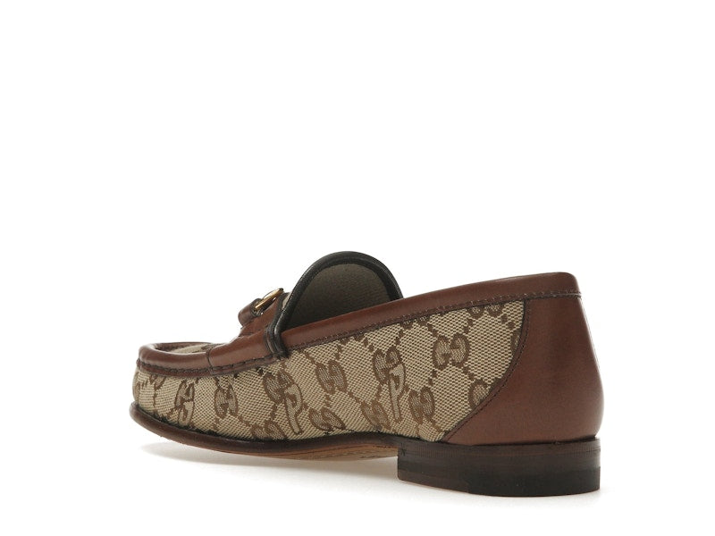Palace x Gucci GG-P Canvas Horsebit P Charm Beige