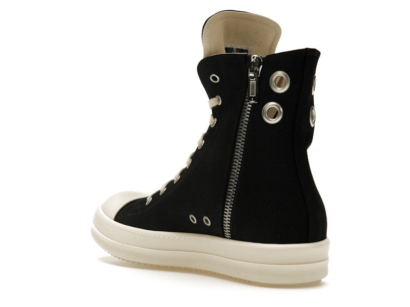 Rick Owens DRKSHDW High Top Black Milk