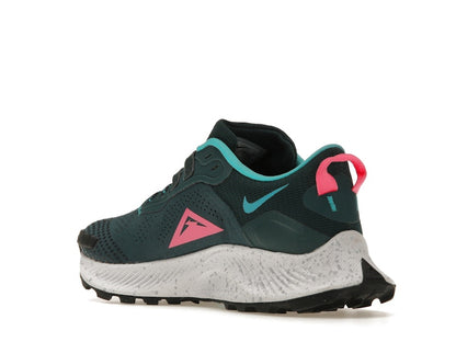 Nike Pegasus Trail 3 Dark Teal Green Pink Glow (Women's)
