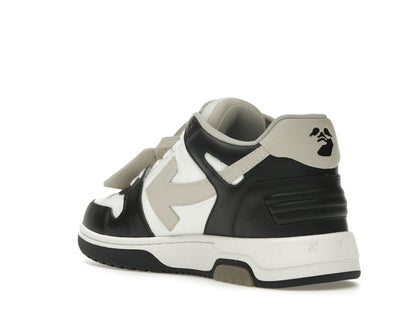 OFF-WHITE Out Of Office OOO Low Tops Black Beige