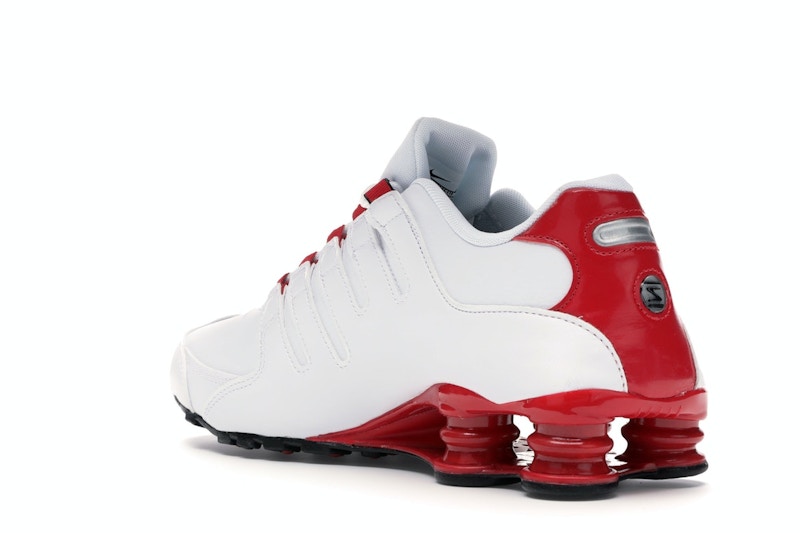 Nike Shox NZ White University Red