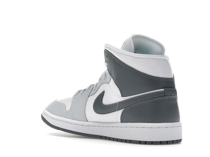 Jordan 1 Mid White Smoke Grey (Women's)