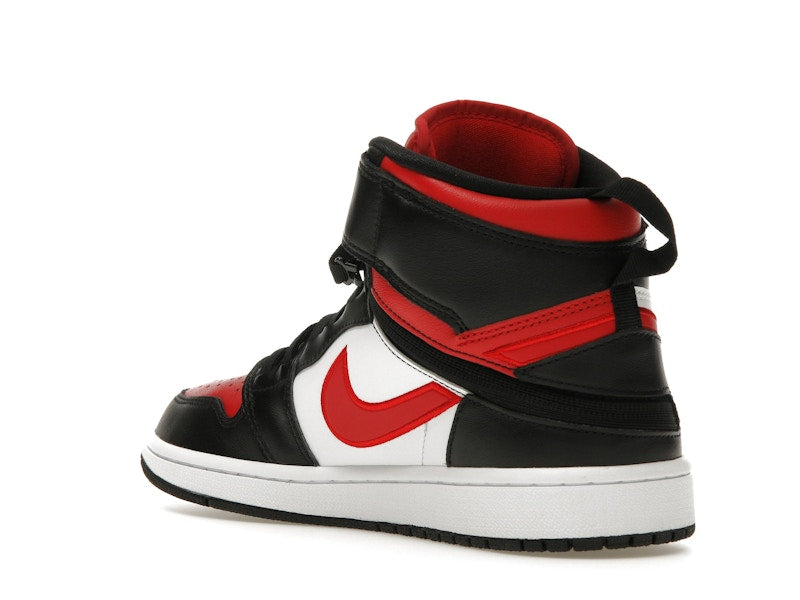 Jordan 1 High FlyEase Black White Fire Red