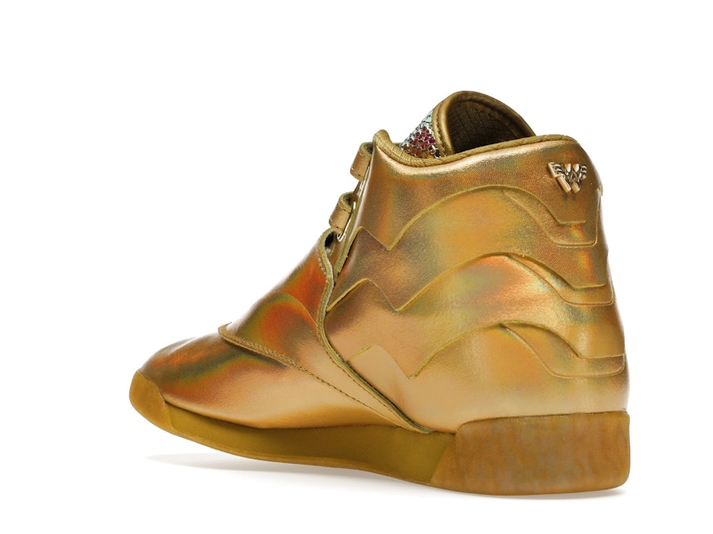 Reebok Freestyle Hi DC Wonder Woman Gold (Women's)