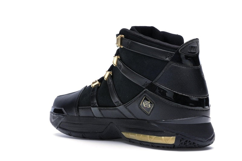 Nike LeBron Zoom 3 Black Metallic Gold