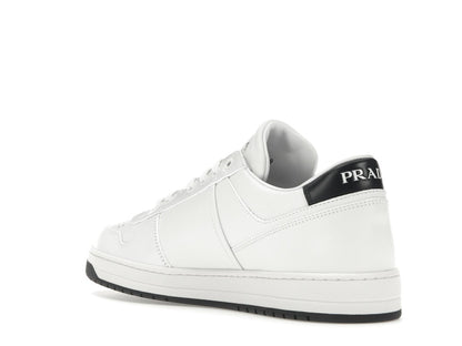 Prada Downtown Low Top Sneakers Leather White White Black