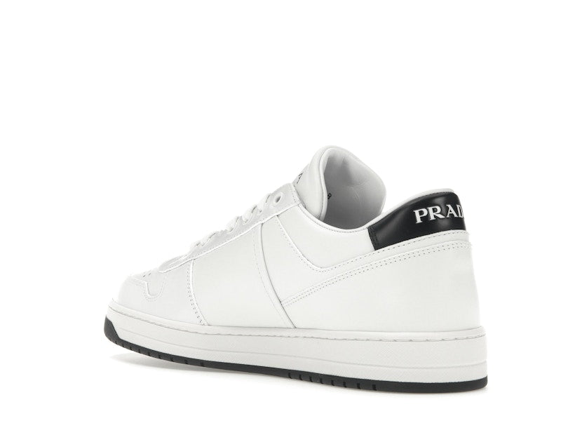 Prada Downtown Low Top Sneakers Leather White White Black