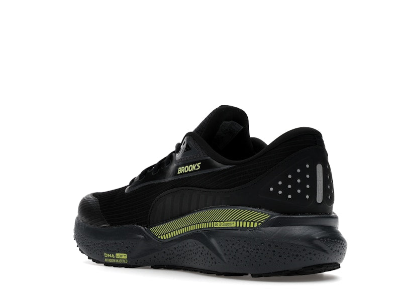 Brooks Adrenaline GTS 24 Weatherized Black Ebony New Yellow