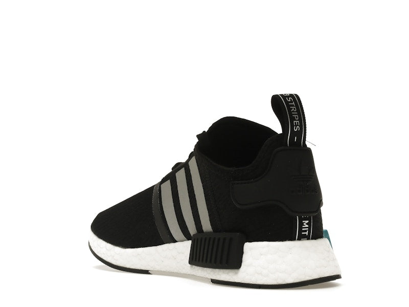 adidas NMD R1 Black Silver Solar Red