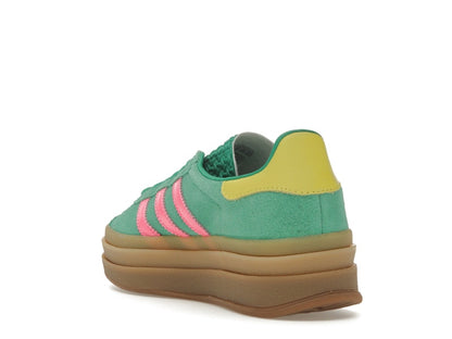 adidas Gazelle Bold Court Green Lucid Pink (Women's)