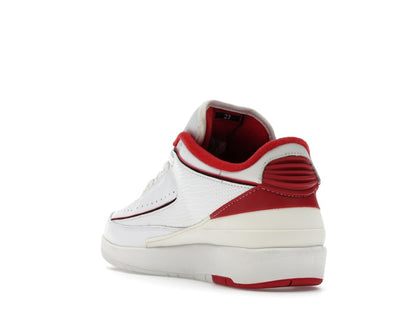 Jordan 2 Retro Low White Varsity Red