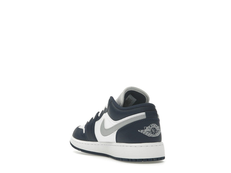 Jordan 1 Low Midnight Navy Wolf Grey (GS)