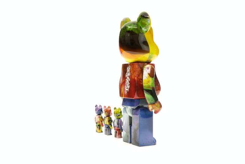 Bearbrick Pushead 4 pc Set 100% & 400% Set Multi