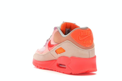 Nike Air Max 90 PRM Platinum Crimson/Bright Purple (Women's)