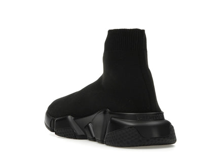 Balenciaga Speed Graffiti Trainers Black White Logo (Women's)