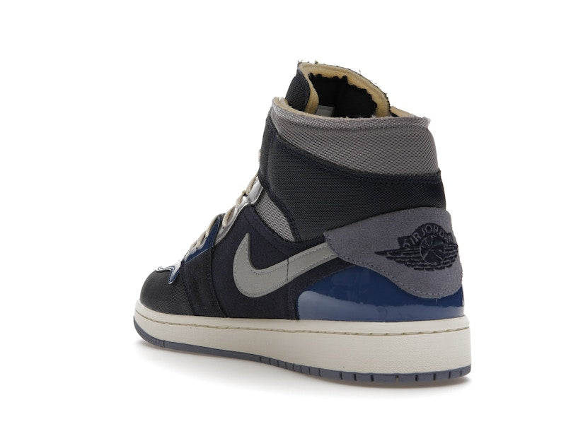 Jordan 1 Mid SE Craft Obsidian French Blue Ashen Slate White