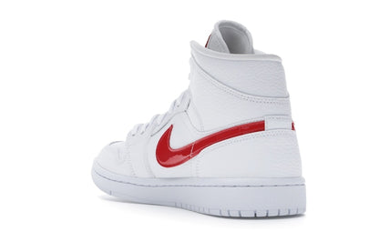 Jordan 1 Mid White University Red (Women's)
