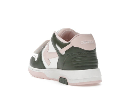 OFF-WHITE Out Of Office OOO Low Tops White Green Pink (Women's)