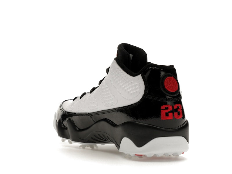 Jordan 9 Retro Low Golf White Black True Red