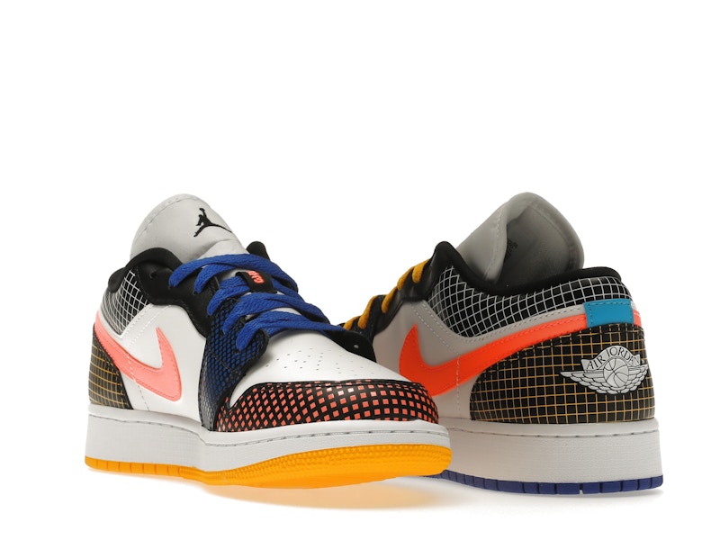 Jordan 1 Low MMD Multi-Color Grid (GS)