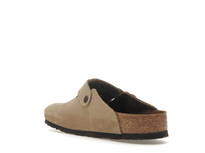Birkenstock Boston Oiled Leather Tobacco Brown