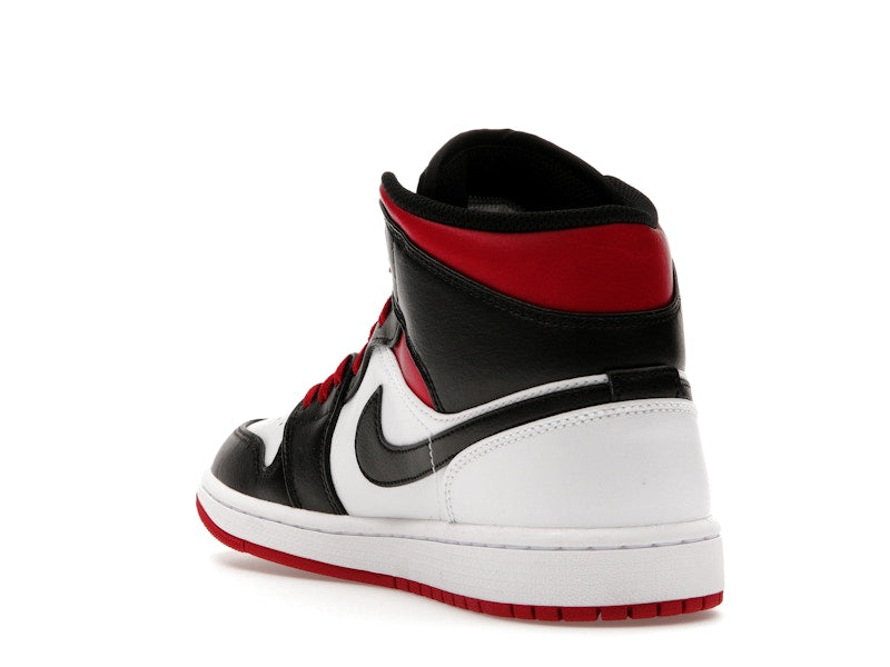 Jordan 1 Mid Gym Red Black Toe